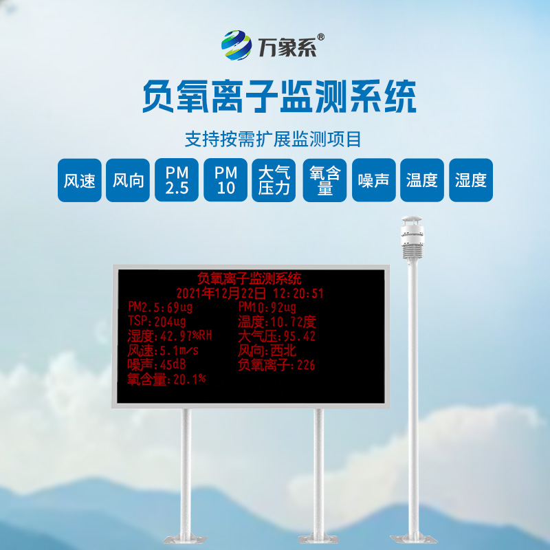 大氣負(fù)氧離子監(jiān)測(cè)系統(tǒng)