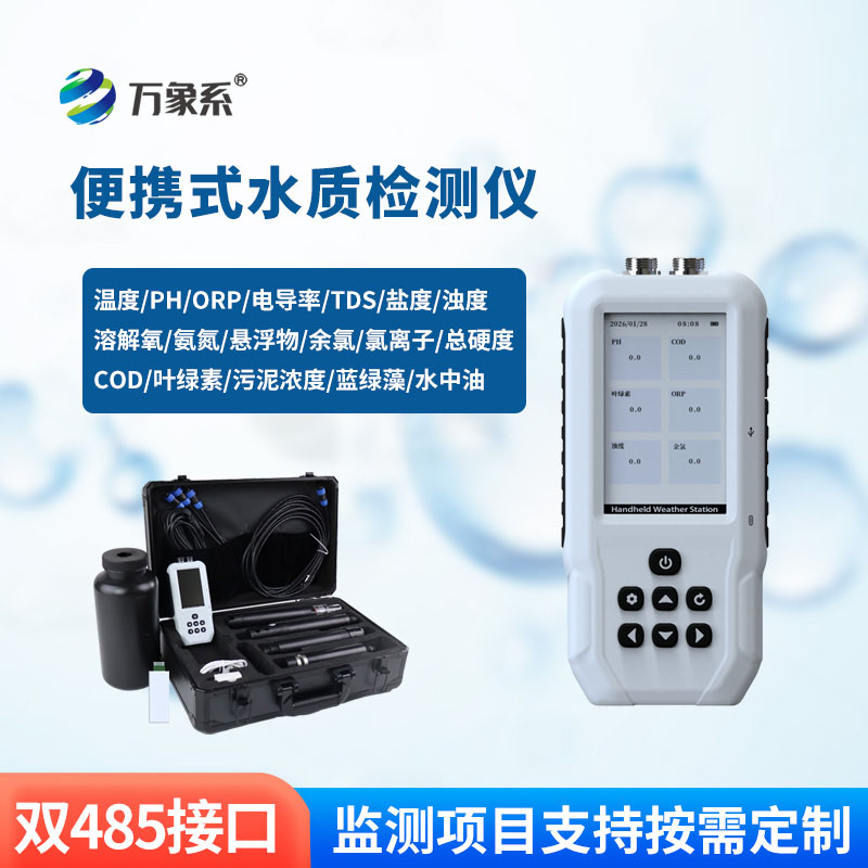 一儀測多項！手持多參數水質檢測儀，讓水質監測更簡單